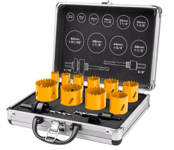 Ingco AKH0121 Bi-Metal Hole Saw Set 12pcs/Set