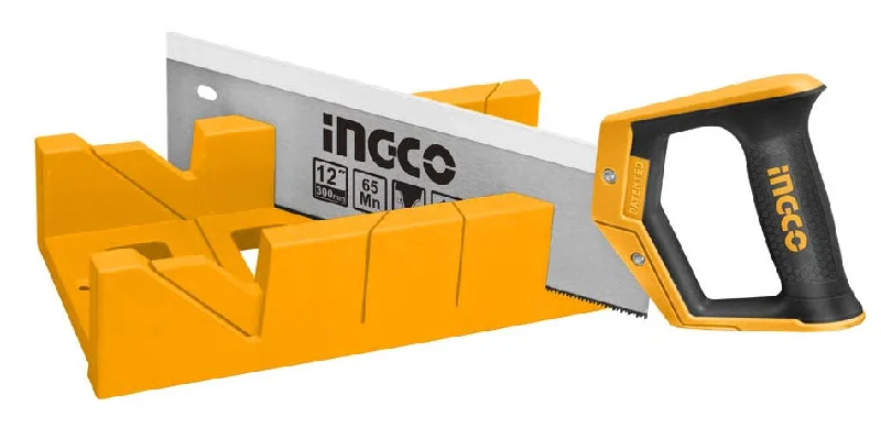 Ingco HMBS3008 Miter Box & Back Saw Set 12"