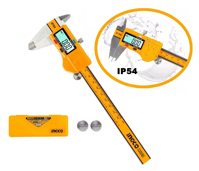 Ingco IP54 Digital Caliper (Dustproof & Splash proof)