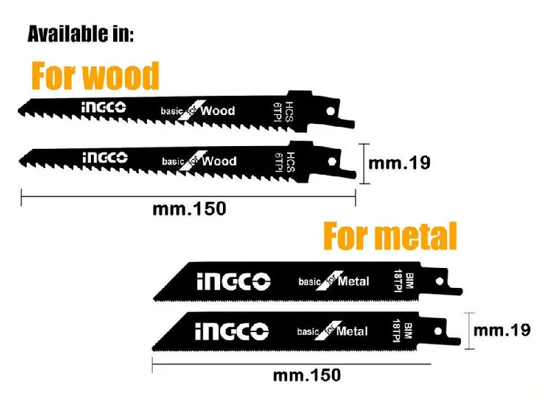 Ingco Reciprocating Saw Blade