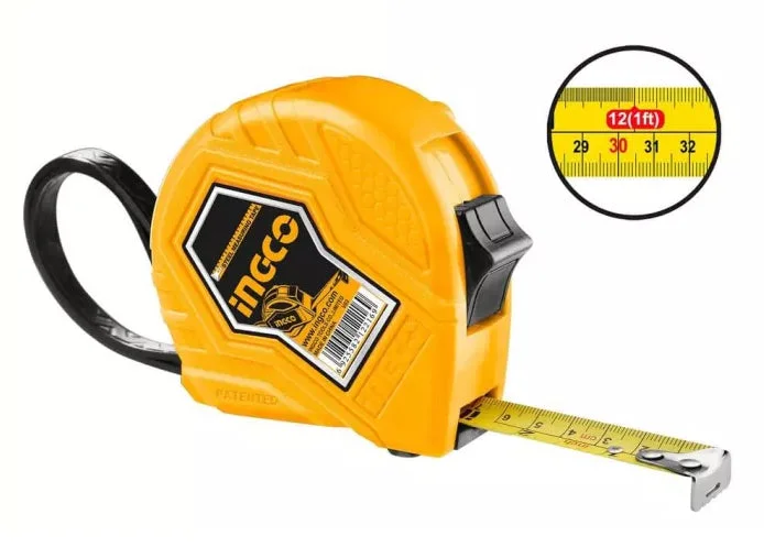 Ingco Steel Tape Measure (2 Stop Button)