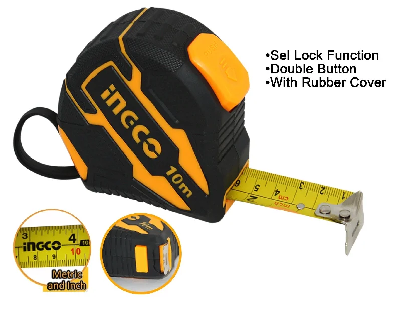 Ingco Steel Tape Measure (Auto Lock / Self Lock)