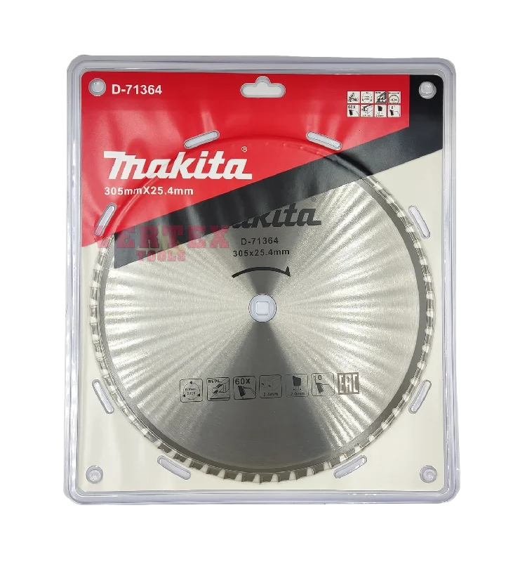 Makita D-71364 TCT Circular Saw Blade for Metal 12"x60T (for LC1230)