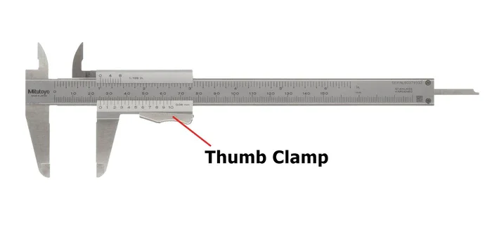 Mitutoyo Vernier Caliper (Thumb Clamp)