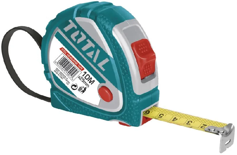 Total Steel Tape Measure (Rubber Cover)