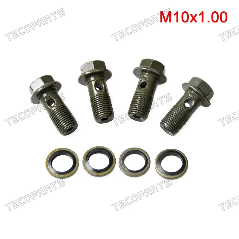 Universal Motorcycle Brake Banjo Bolt M10x1.00 For Brake Master Cylinder & Brake Caliper