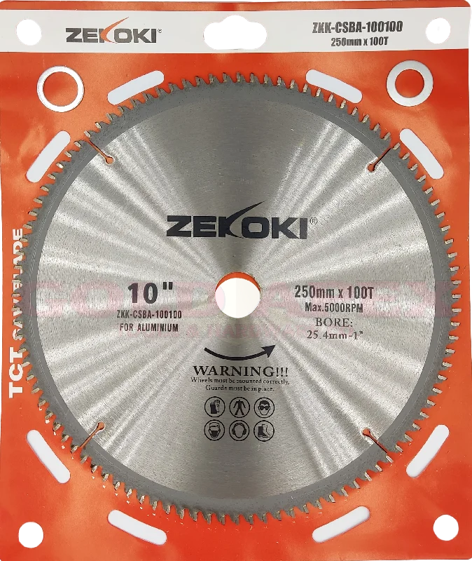 Zekoki ZKK-CSBA-100100 Circular Saw Blade 10"x100T for Aluminum