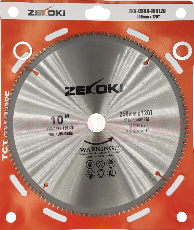 Zekoki ZKK-CSBA-100120 Circular Saw Blade 10"x120T for Aluminum