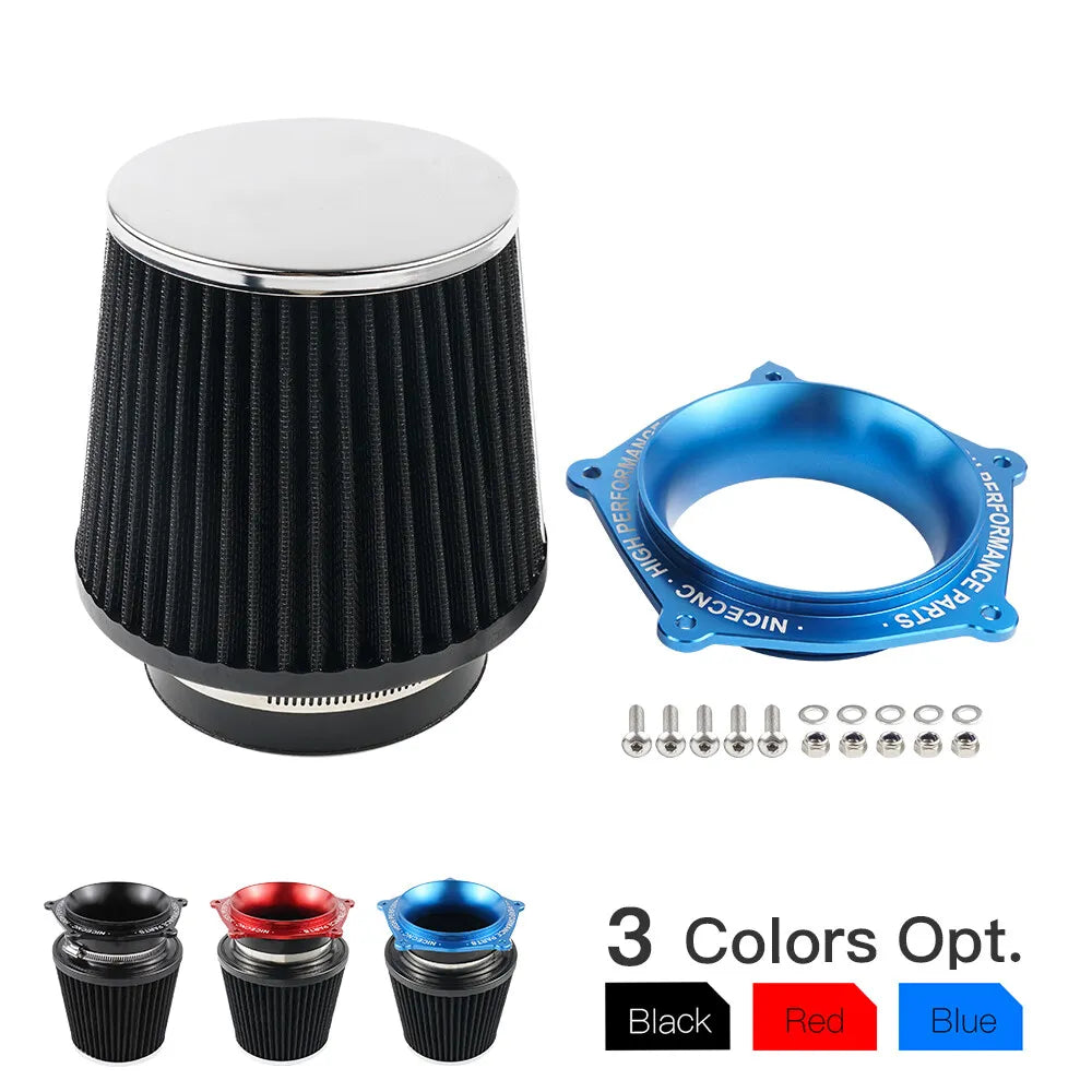 Air Filter Intake With Holder Adapter Kit For Yamaha YFZ450R 2009-2024