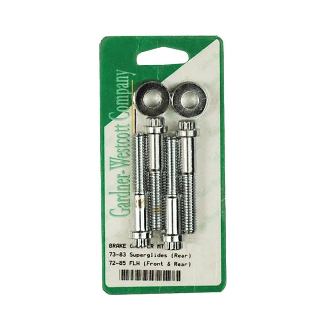 CALIPER BOLT KIT, BANANA. 12-POINT - Front: 73 XL, FX; 72-84 FL (NU).  Rear: 73-80 FL, FX (NU).