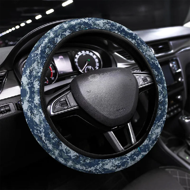 Camouflage Steering Wheel Covers Custom US Navy Car Accessories Navy Gifts