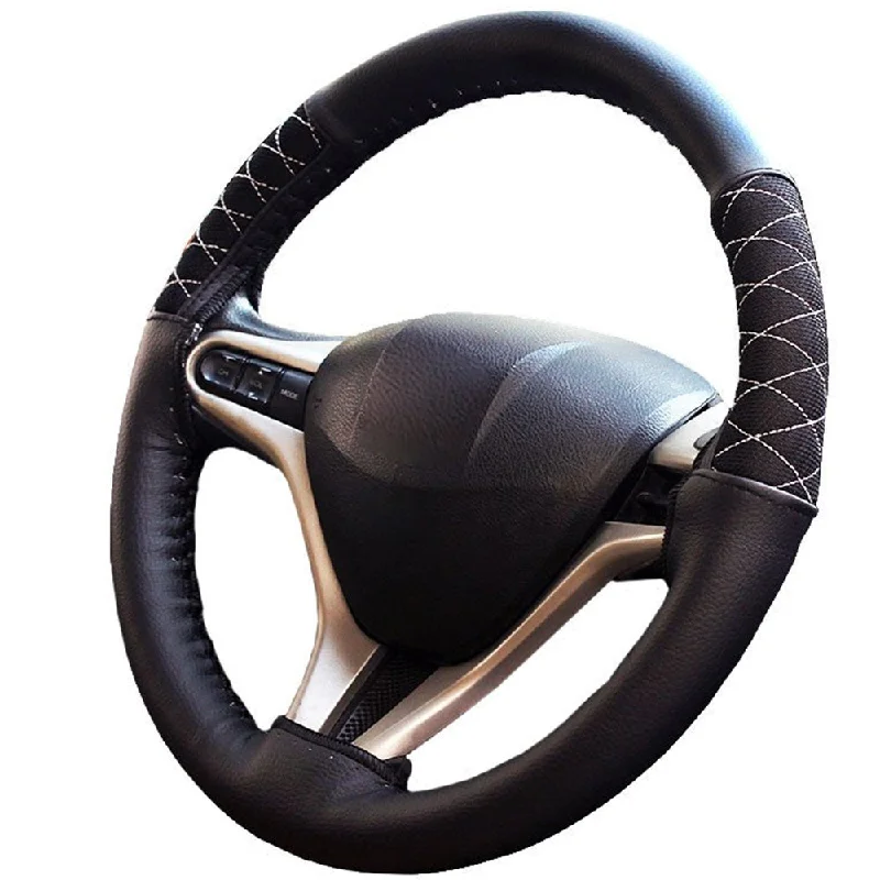 Car Steering Wheel Cover Black