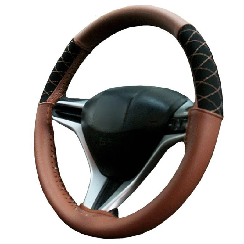 Car Steering Wheel Cover Tan