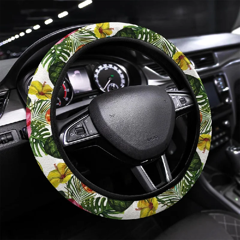 Hawaiian Steering Wheel Covers Custom Tropical Car Accessories