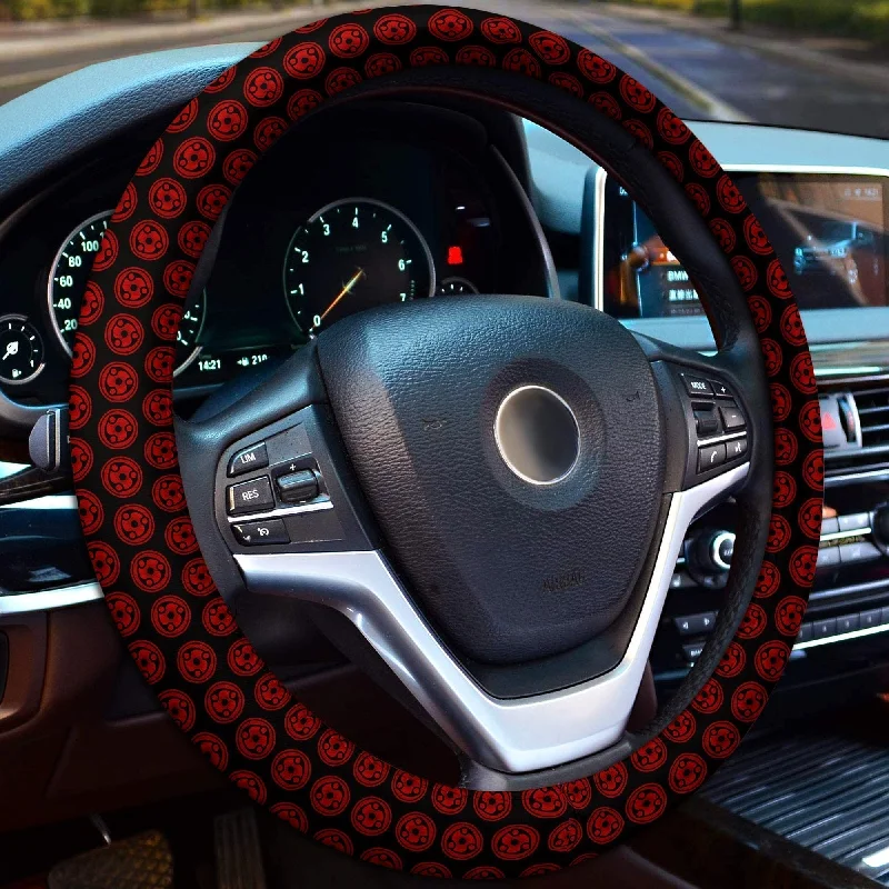 Madara Mangekyou Steering Wheel Cover Custom Sharingan Anime Car Accessories