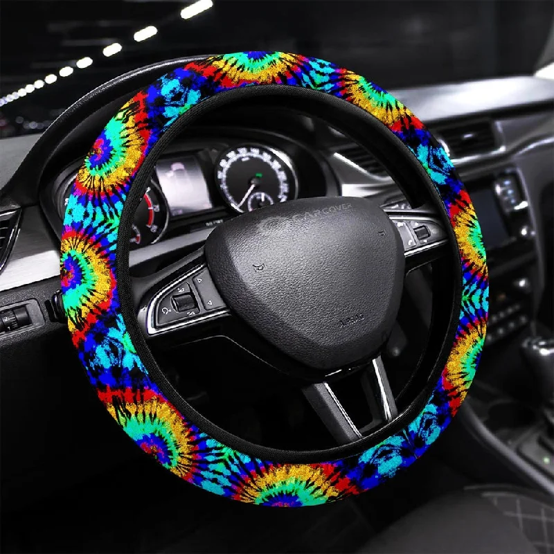 Reserve Tie Dye Steering Wheel Covers Custom Hippie Tie Dye Hippie Car Accessories