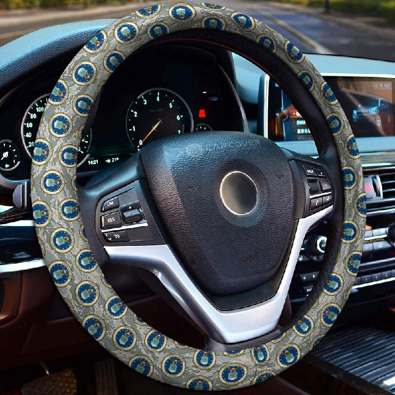 US Military Air Force Steering Wheel Cover Custom Car Accessories