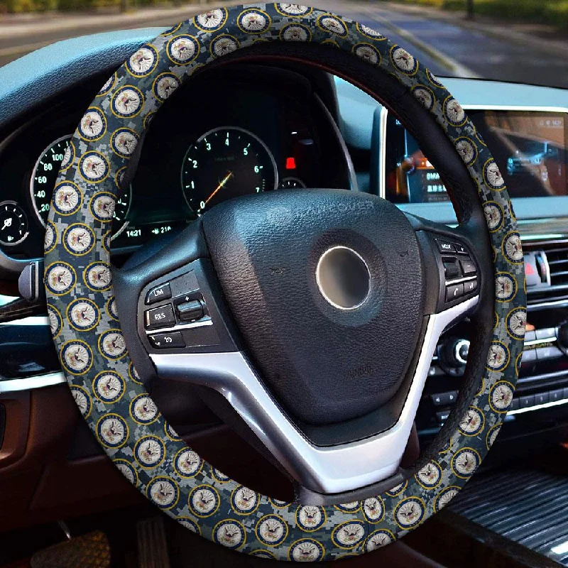 US Military Navy Steering Wheel Cover Custom Car Accessories