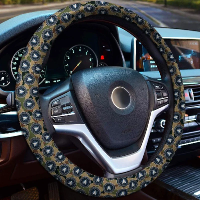 US Military Space Force Steering Wheel Cover Custom Car Accessories