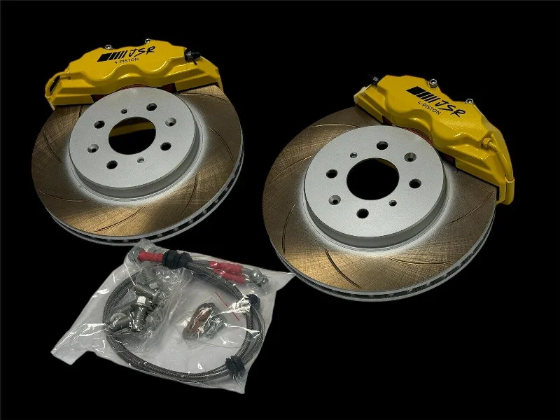 Brake Kit 10.3" Spindle For Spoon Front Slotted Rotor Caliper Honda Acura BBK